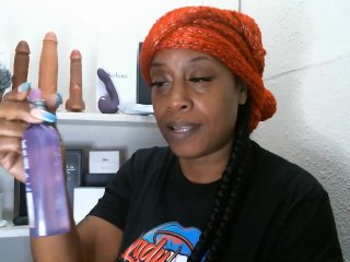 Lady RaeX and the Blue Snake Dildo