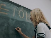 Preview 2 of Slutty Chloe Cherry fucks her Chinese Teacher during Class- Psychoporn 色控
