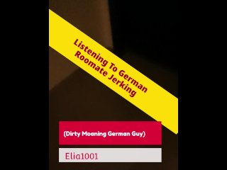 german dirty talk, loud male orgasm, anal, intense male orgasm