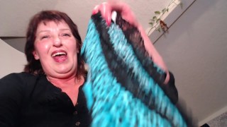 V 719 Giantess Discovers A Man Pinned By Her Enormous Panties And Entertains Him