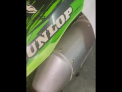Fucking motorbike exhaust 