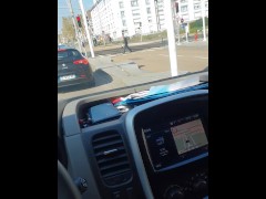 Candycherry7 : I take off my panties right next to a crowded street - Screenshot 16 of 16 - Risky Public