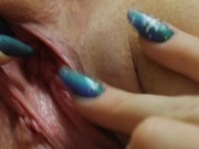 Preview 1 of Extra closeup shaved vagina of teen girl