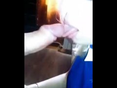 The first step. Deep throat