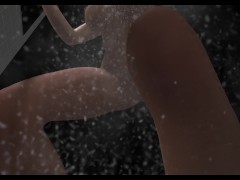 stepsister who thinks of older stepbrother♥( shower after sex)(セックス後のシャワー♥)