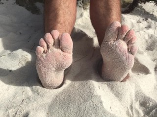 Cum Explora La Arena Más Blanca De La Playa Chinamans De La Tierra y Folla Mis Pies Si Te Atreves- Manlyfoot Roadtrip