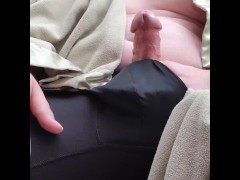 I love stroking my penis and pre-ejaculation cum