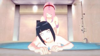 Futanari 3D Hinata Hu De Sakura Haru Est Bolt