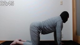 (YogaKetsuiki Parte 2)Faccio stretching per gatti (yoga) per 3 minuti. Nel frattempo, sopporta l'orgasmo secco.