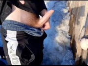 Preview 3 of Guy fucks a fence in the village and presents a virtual fag