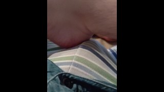 Masturbación flexible con mi talón 