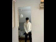 Preview 2 of Sexy teenager masturbates in a suit |ONLYFANS