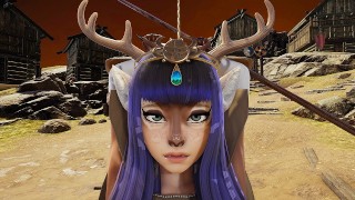 4K 60Fps 3D Hentai Game Uncensored Ultra Settings Deer-Girl Freyja In The Viking Village