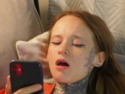 Preview 6 of Redhead teen masturbate hitachi and getting orgasm
