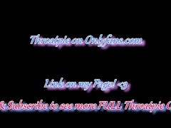 Intense Inverted 69 Deepthroat Blowjob for Cute College Girl with Long Pigtails