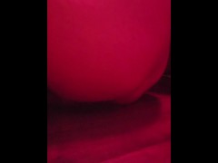 Sexy Shemale Erin Rose fucks a big black dildo