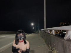 [SISSY] I played with exposure on the bridge at night.