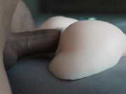 Preview 4 of Fucking my toy vagina and cumming hard