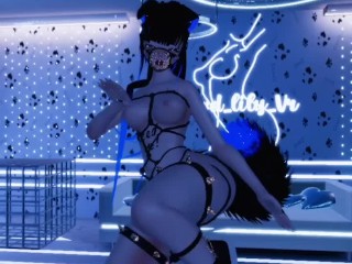VRChat POV Naked Dog Girl gives you a Dance