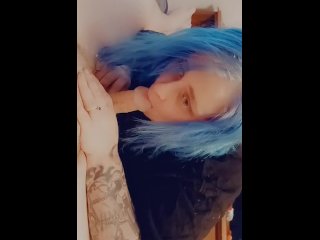 Whore sucking cock on snap