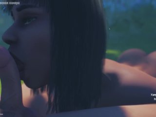 forest, blowjob, games, amazon girl