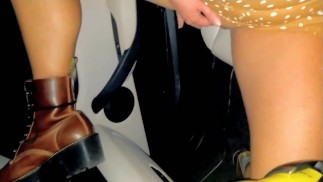 Lucky водитель Uber трахает неряшливого распутного ночного пикапа из бара 1/4