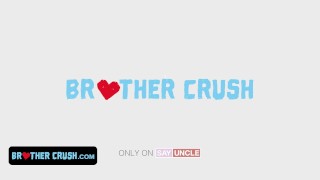 Brother Crush - Cute Step Brothers Compare Their Cock Sizes And Turns Out They Have Huge Dicks