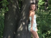 Preview 1 of Lucy G Gets Naked And Has Fun In The Park