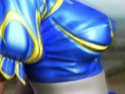 Preview 3 of Chun-Li from Street Fighter on a Yoga ball
