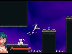 Nayla's Castle [PornPlay Hentai game] Ep.6 creampie in the redhead hunter sexy girl with small tits