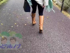 観光地でおっぱいを露出する美人日本人女性 Vol.2 - Screenshot 14 of 16 - Public