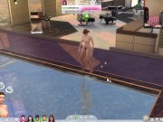 Preview 2 of The Sims 4 - Lana Rhoads fa sesso in palestra