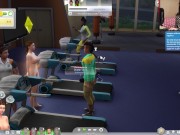Preview 6 of The Sims 4 - Lana Rhoads fa sesso in palestra