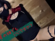 Crossdresser 男の娘 自分のより大きいディルドで感じるピアス女子