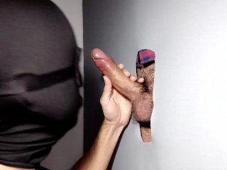 Another dairy male comes to Gloryhole, cum in his mouth very dense and delicious.