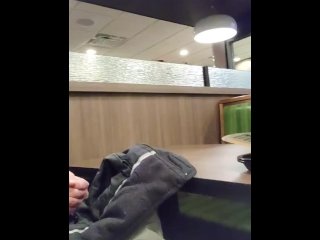 Jerking in restaurant 