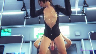 Yaoi Femboy - Сету съедают в поезде