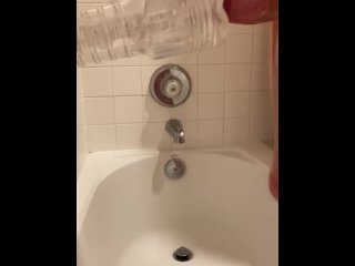 Using Clear Fleshlight AsCum Dump