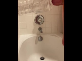 Using Clear Fleshlight AsCum Dump