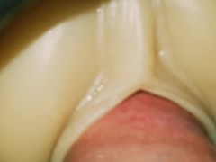 Big dick bandit stroked by Rielly Reid's fleshlight