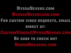 It's my boobs 8th birthday, blowjob video! Nyssa Nevers