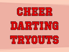 Video Cheer darting tryouts with Nadia White, Christina Carter and Nyssa Nevers