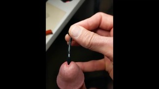 First using a urethral plug...WAAAH!