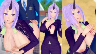 [Hentai Gra Koikatsu! ] Uprawiaj seks z Duże cycki tensura Shion.3DCG Erotyczne wideo anime.