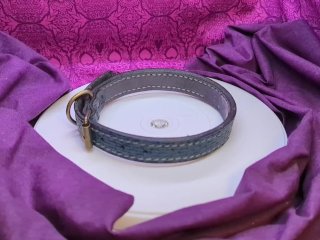 DirtyBitsReview - Custom Collar from Raven and Lantern Leatherworks Erotic_Audio Review