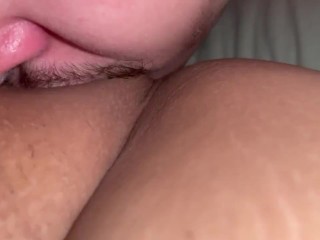 She Squirts three Times after I Eat and Finger her Pussy