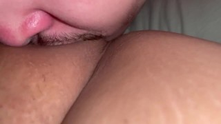 After I Eat And Finger Her Pussy She Squirts Three Times