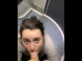 Convinced her to Suck me off in the Train Toilet - Edward Zafira