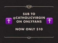 Catholic Virgin Plays with Pussy - Screenshot 1 of 16 - Nun