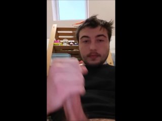 Amateur solo mâle 1 : Ourson Fache jerk off_is Dick_in close-up